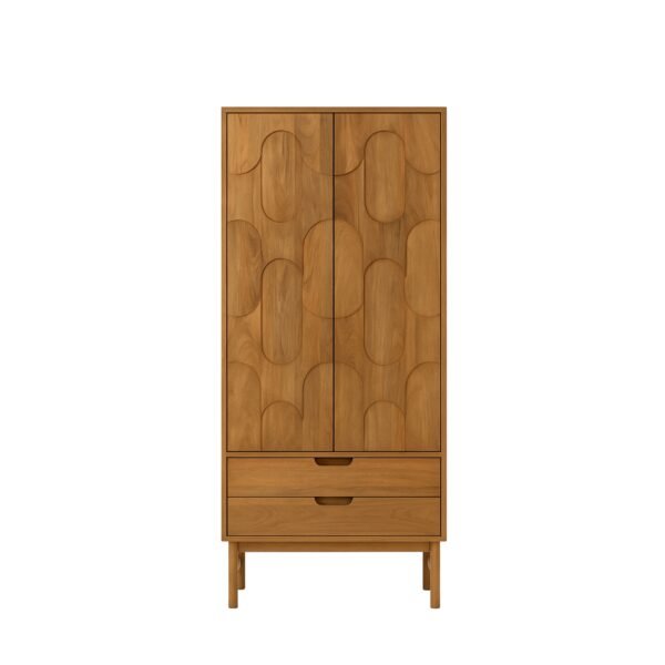 chirmi premium mango wood wardrobe