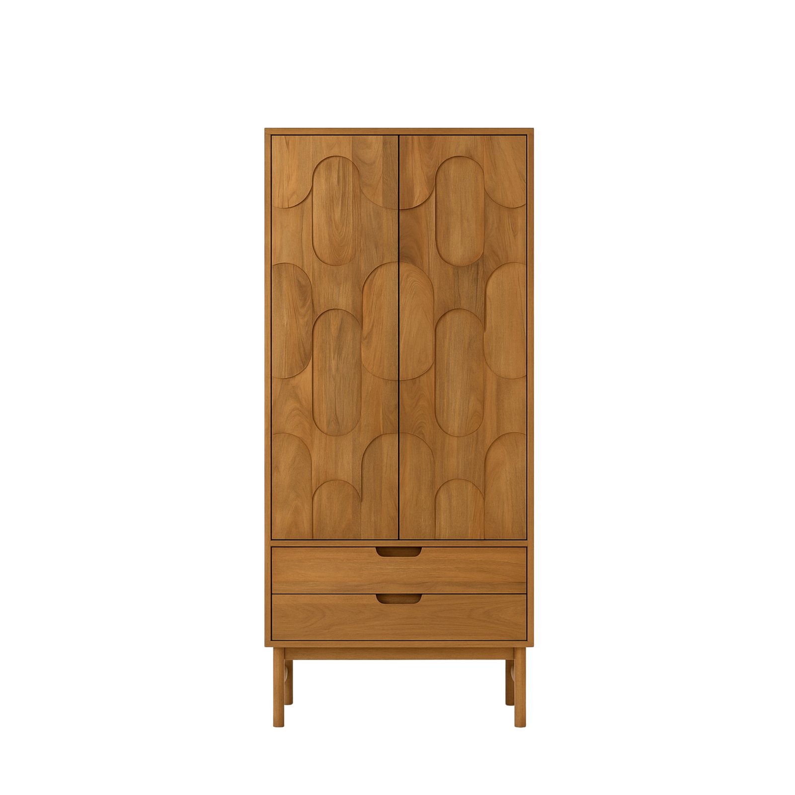 chirmi premium mango wood wardrobe