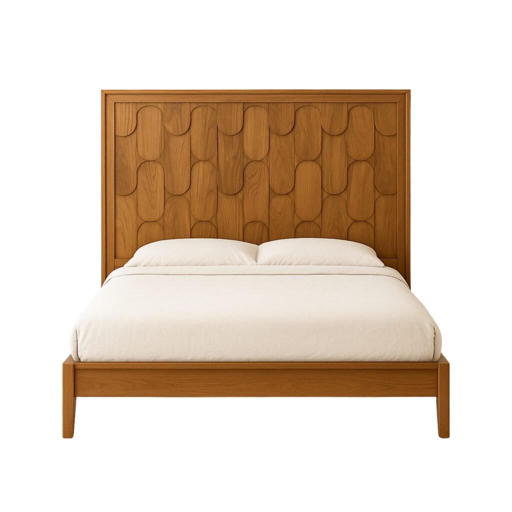 chirmi premium mango wood bed