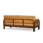 Sabi Three Seater Wooden Sofa - Image 2