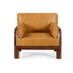 Sabi One Seater Wooden Sofa - Image 2