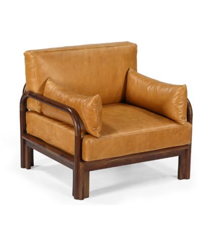 Sabi One Seater Wooden Sofa
