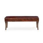 Samatva Leather Bench