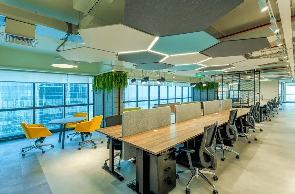 Modern modular office furniture by furniture manufacturers in Hyderabad for commercial workspaces