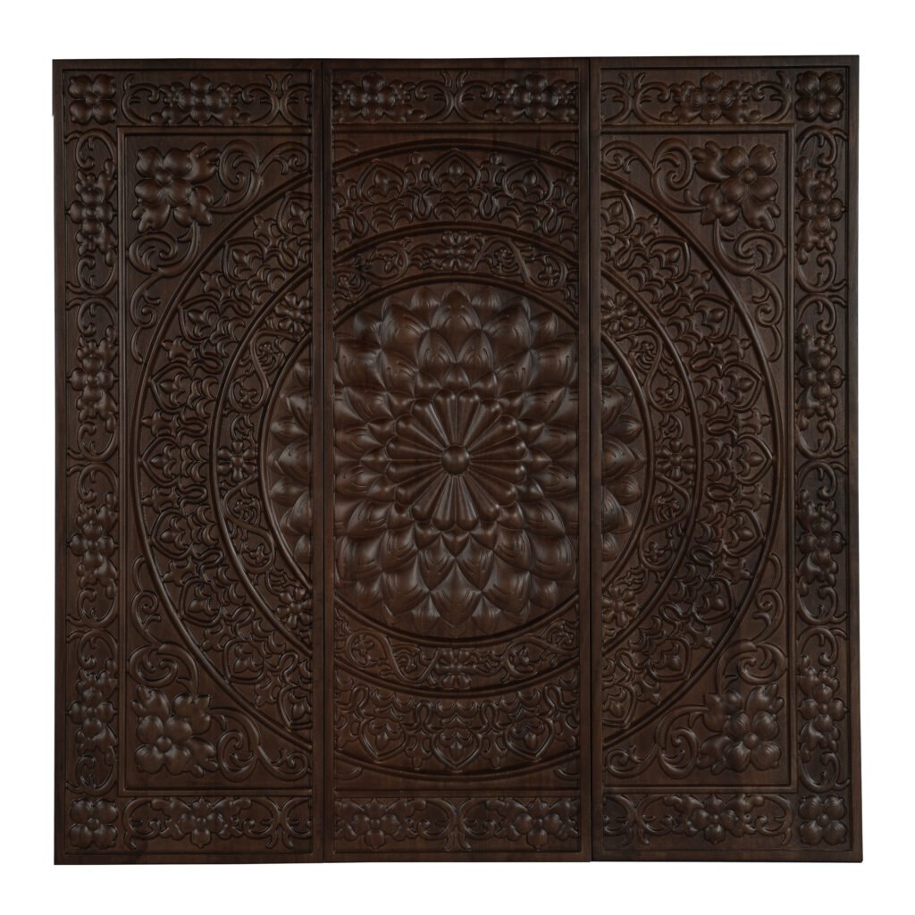 Lotus Wooden Wall Art