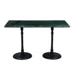Willow Green Marble Rectangle Dining Table