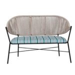Azure Coastal Rope Bench - Image 2